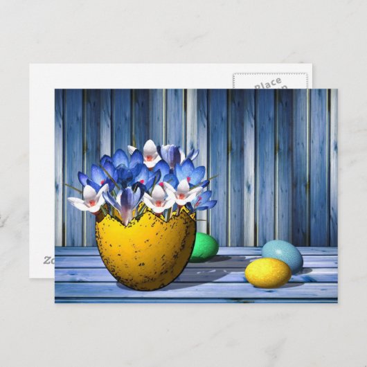 Carte Postale Image de Pâques (Devant / Derrière)