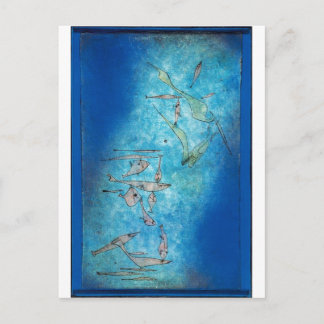 Carte Postale Image de poisson - Paul Klee