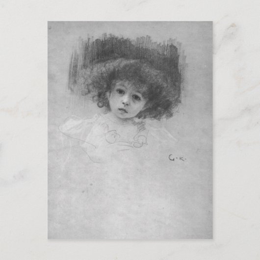 Carte Postale Image de sein d'un enfant par Gustav Klimt (Devant)