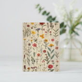Carte Postale Image de style victorien Herbarium (Debout devant)