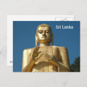 Carte Postale Image du Bouddha d'or (Devant / Derrière)