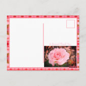 Carte Postale Image du Rose floral (Dos)