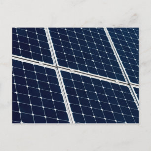 Carte Postale Image d'un panneau de puissance solaire drôle