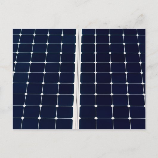 Carte Postale Image d'un panneau de puissance solaire drôle (Devant)