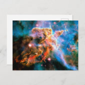 Carte Postale Image d'une Nébuleuse (Devant / Derrière)