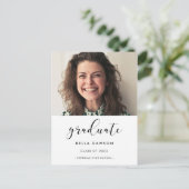 Carte Postale Image élégante de Graduation (Debout devant)