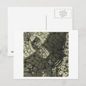 Carte postale image fractale 3D (Devant / Derrière)