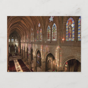 Carte Postale Image HDR de l'intérieur de la Basilique, Quito, É