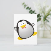 Carte Postale Image linux pingouin tux (Debout devant)