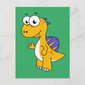 Carte Postale Image Mignonne D'Un Spinosaure. 2 (Devant)