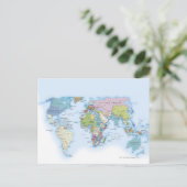 Carte Postale Image numérique du monde en 1900 (Debout devant)