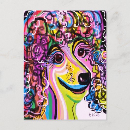 Carte Postale Image Perfect Poodle (Devant)