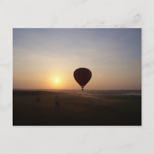 Carte Postale Image photographique du ballon à air chaud Sunrise