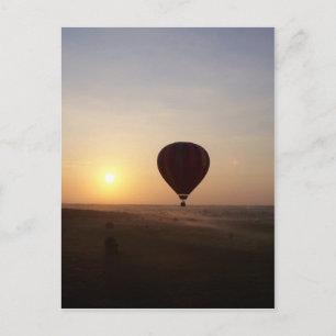 Carte Postale Image photographique du ballon à air chaud Sunrise