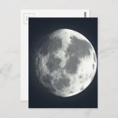 Carte Postale Image Pleine lune (Devant / Derrière)