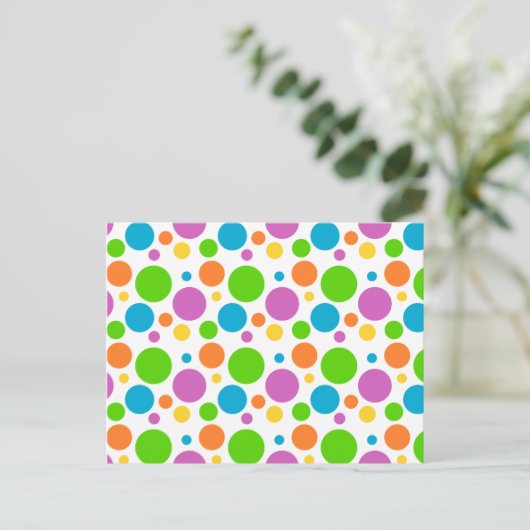 Carte Postale Image Polka Dot (Debout devant)