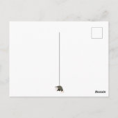 Carte Postale Image Possum vert message personnalisé (Dos)