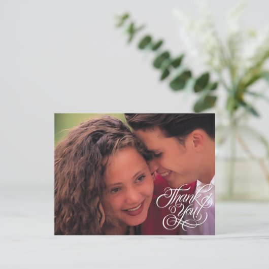 Carte Postale Image simple du Merci Mariage (Debout devant)