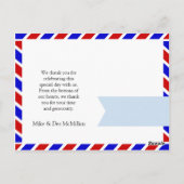 Carte Postale Image simple du Merci Mariage (Dos)