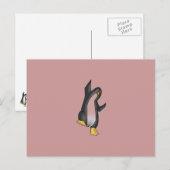 Carte Postale image tux linux pingouin (Devant / Derrière)