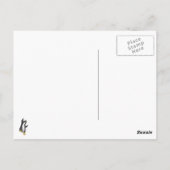 Carte Postale image tux linux pingouin (Dos)