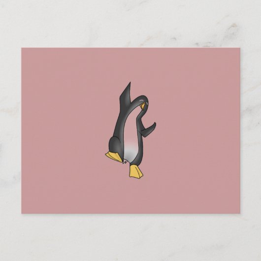 Carte Postale image tux linux pingouin (Devant)