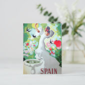 Carte Postale Image vintage d'Espagne (Debout devant)