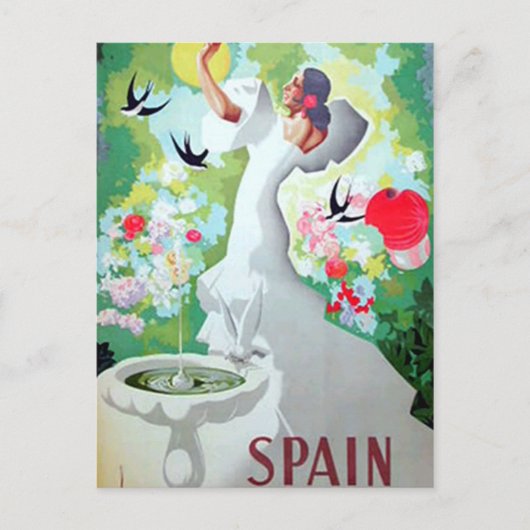 Carte Postale Image Vintage Espagne (Devant)