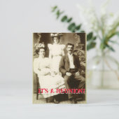 Carte Postale Image vintage pour réunion de famille (Debout devant)