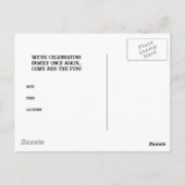 Carte Postale Image vintage pour réunion de famille (Dos)