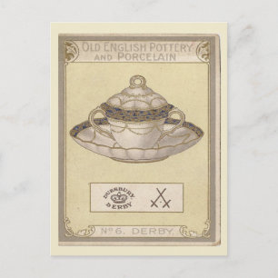 Carte Postale Image vintage, Vielle poterie anglaise, Derby