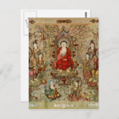 Carte Postale Images d'art bouddhiste vintage (Devant / Derrière)
