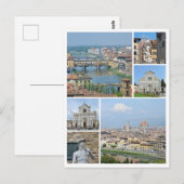 Carte Postale Images de Florence (Devant / Derrière)