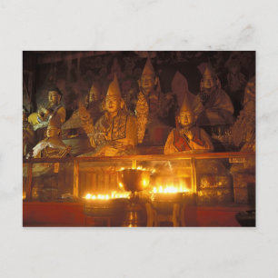 Carte Postale Images de lamas au monastère de Sara, Lhasa,