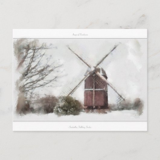 Carte Postale Images de Scandinavie - Sandmöllan, Suède (Devant)