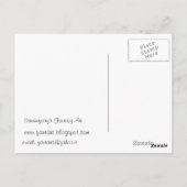 Carte postale Imaginaire (Dos)