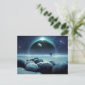 Carte postale imaginaire (Debout devant)