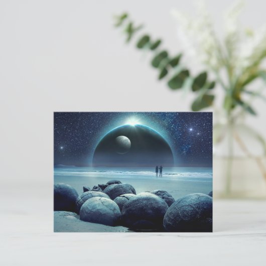 Carte postale imaginaire (Debout devant)