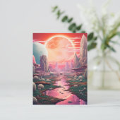 Carte Postale imaginaire Alien (Debout devant)