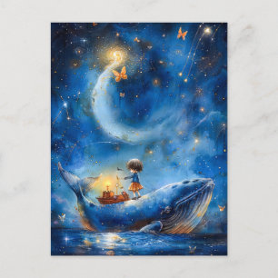 Carte Postale Imaginaire baleine