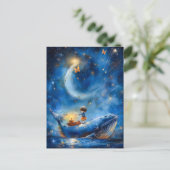Carte Postale Imaginaire baleine (Debout devant)