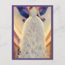 Imaginaire blanc Peacock Mariage robe Fashionista
