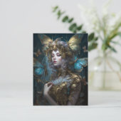 Carte Postale Imaginaire Blue Gold Fairy (Debout devant)