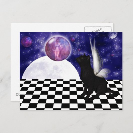 Carte postale imaginaire CAT (Devant / Derrière)