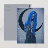 Carte postale Imaginaire céleste Blue Moon (Devant / Derrière)
