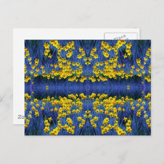 Carte Postale Imaginaire Daffodil Spring (Devant / Derrière)