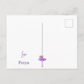 Carte Postale Imaginaire de champignons de Noël Fée Étoiles viol (Dos)