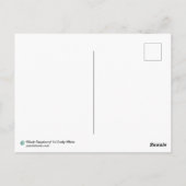 Carte Postale Imaginaire de framboise noir Art Nouveau Imprimer (Dos)