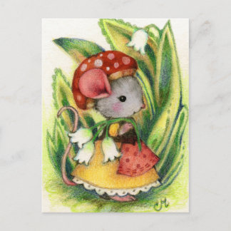 Carte postale Imaginaire de souris Whimsical