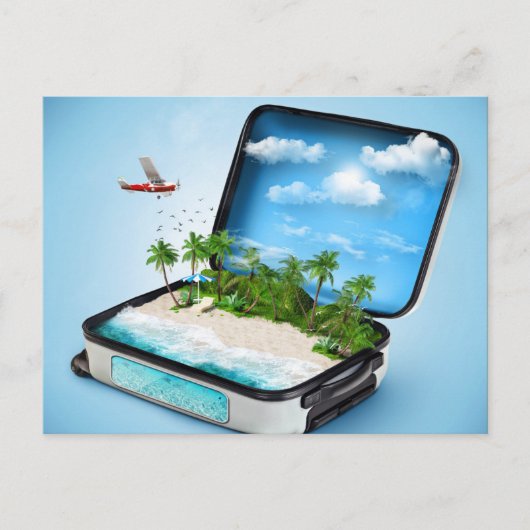 Carte Postale Imaginaire de voyage (Devant)